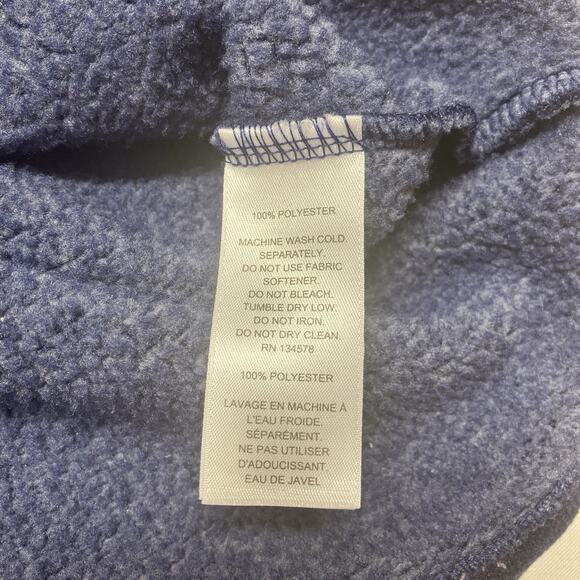 Vineyard Vines Fair Isle Fleece Lined Sweater Blue Red Women’s Size XXS - Picture 8 of 9